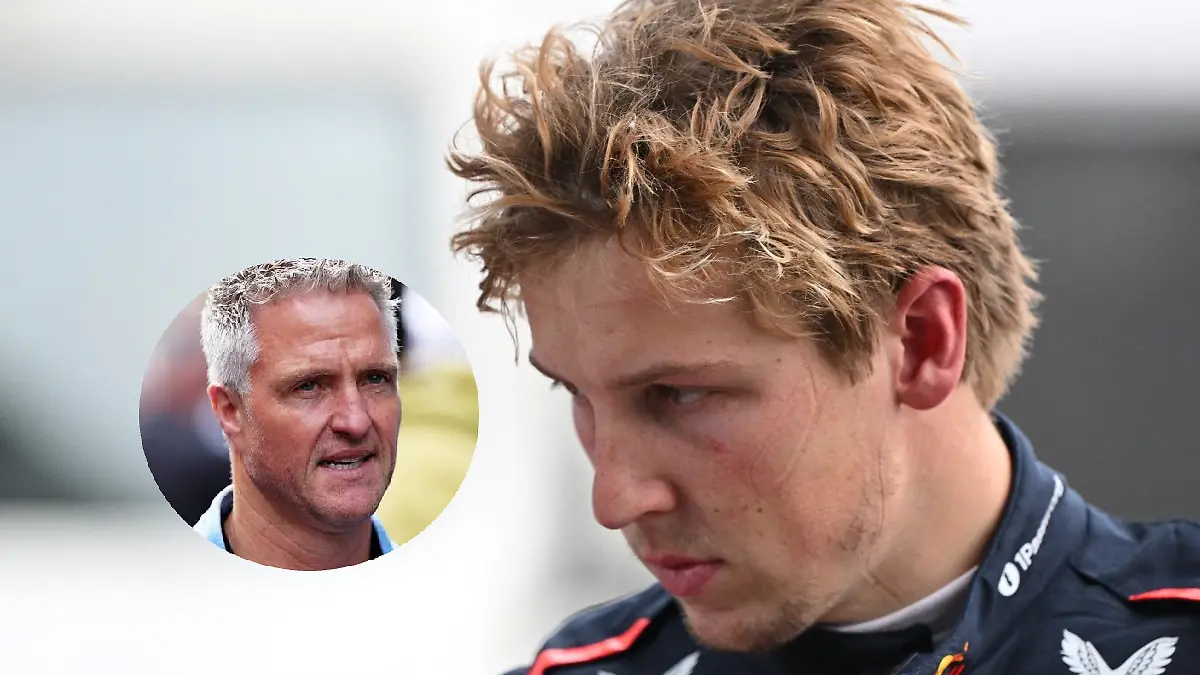 Schumacher habló de Liam Lawson. FOTO: AFP