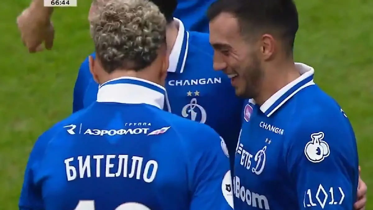 El mexicano Luis Chávez volvió a anotar con el Dynamo Moscú