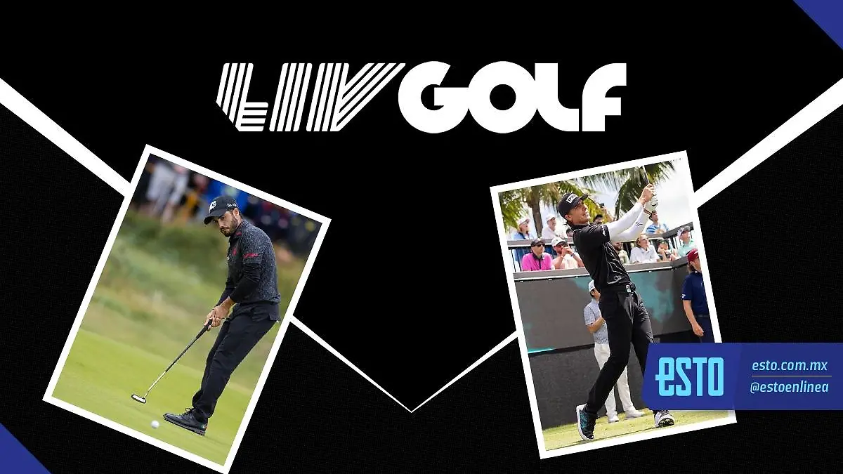 LIV Golf, el evento de golf que se jugará en el Club de Golf Chapultepec. Arte: Abril Hernández