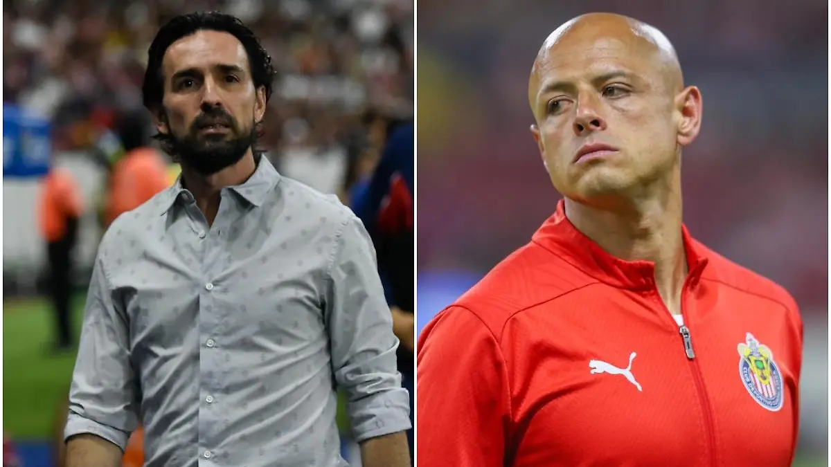 Chicharito y Gerardo Espinoza discutieron en un entrenamiento   Foto  Mexsport