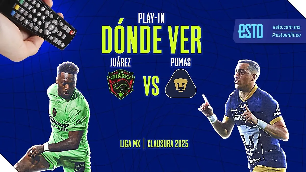 Juárez y Pumas buscan medio boleto para el Play In / Arte: Abril Hernández