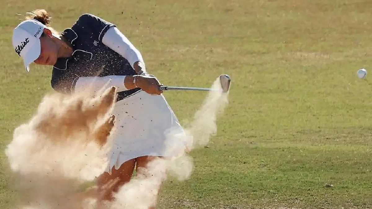 Nataliya Guseva, la golfista rusa que confirmó su participación en el Riviera Maya Open. Foto: Cortesía