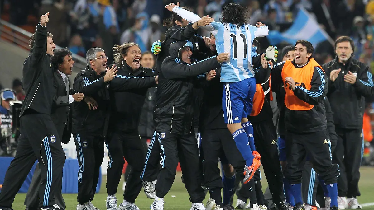 Argentina eliminó a México del Mundial del 2010 foto  Mexsport