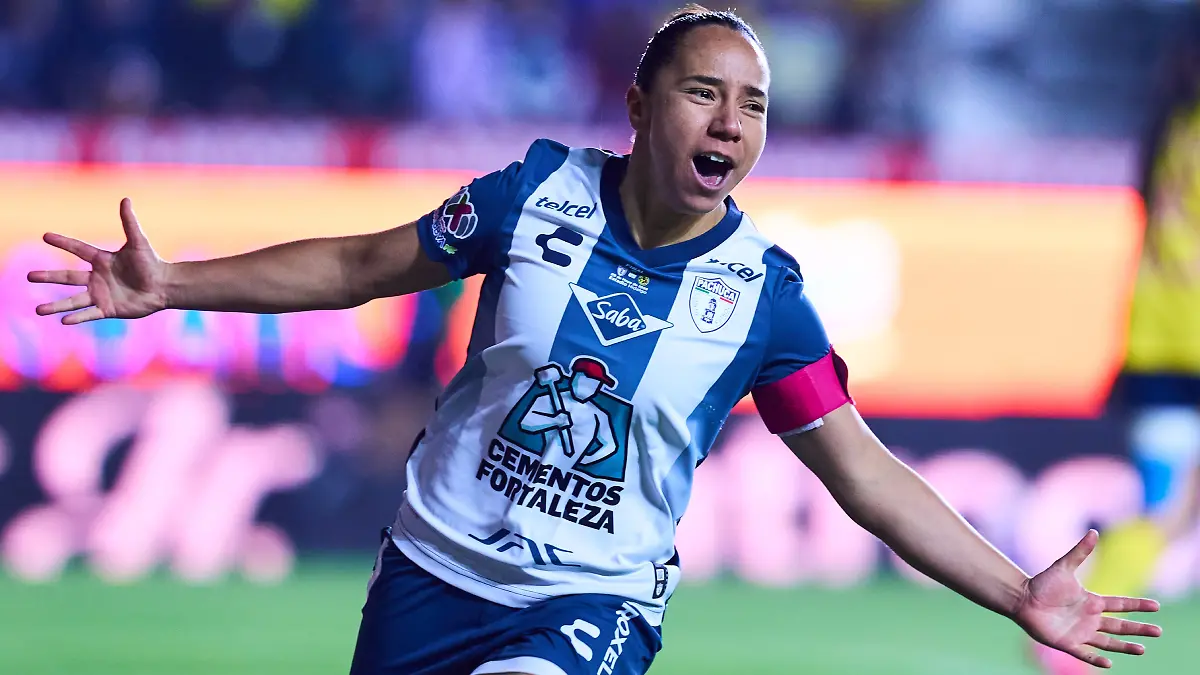 Charlyn Corral metió el gol más rápido en la historia de las finales   Foto  Mexsport