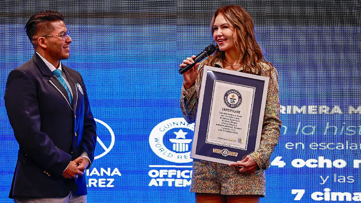 Viridiana Álvarez subió 14 montañas de las más altas. Foto: Luis Garduño