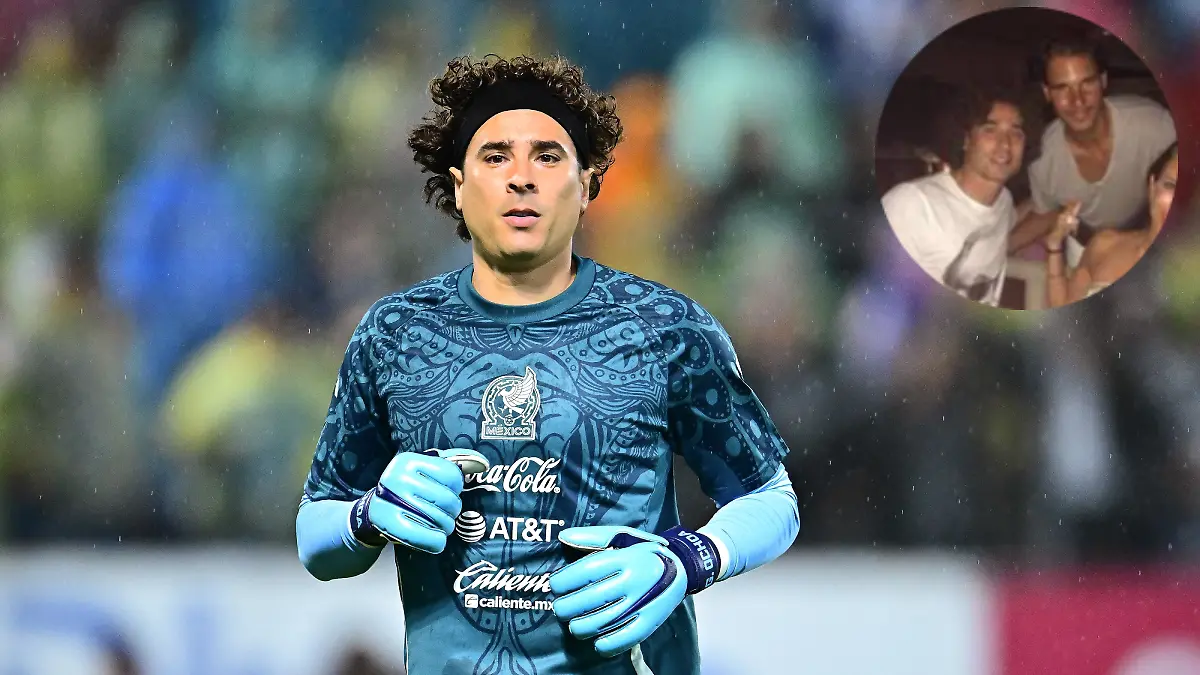 Guillermo Ochoa y Rafael Nadal coincidieron en un bar de Ibiza. Foto: Mexsport