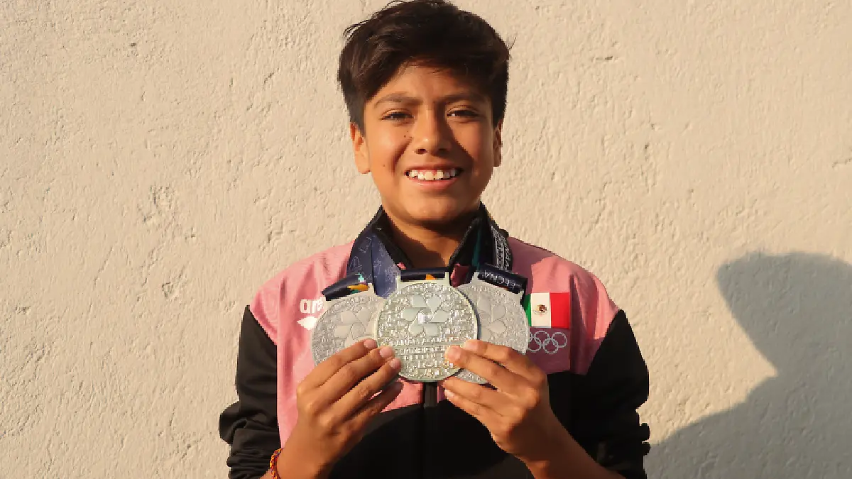 Iñaki Hernández sueña con ganar más medallas y poner la bandera de México en alto / Foto: Sarahí Melecio