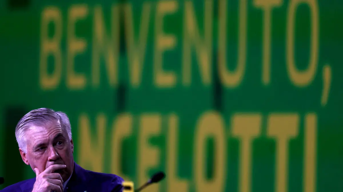 Brazil unveils new coach Carlo Ancelotti
