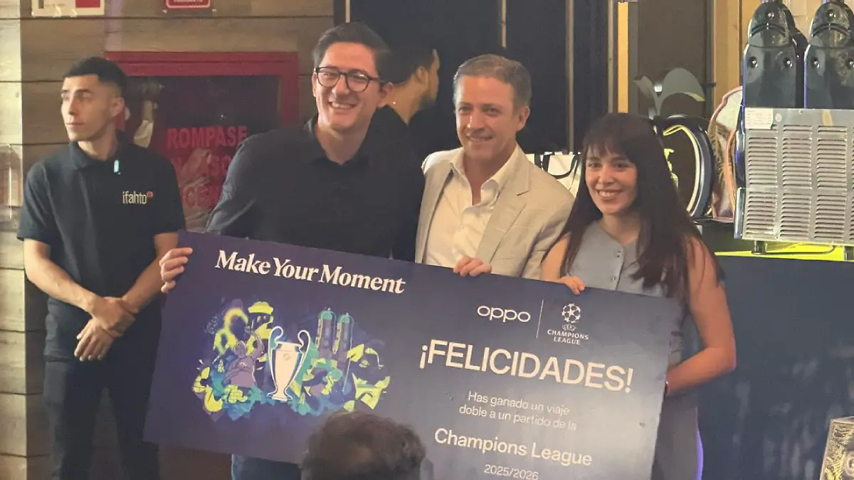 Oppo regala un viaje a la próxima edición de la UEFA Champions League / Foto: Eduardo Pigeon