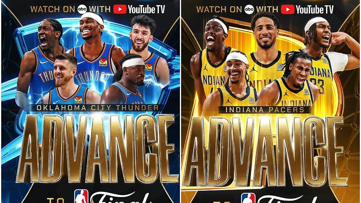 Thunder vs Pacers es la Final de la NBA 2025 / Foto: Cortesía NBA