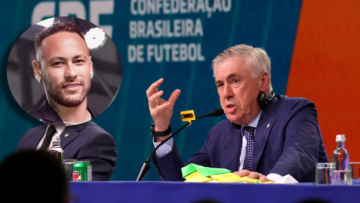 Carlo Ancelotti deja fuera a Neymar de la convocatoria de Brasil / Foto: Reuters