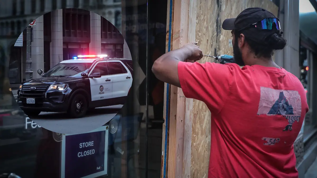 El centro de Los Angeles se blinda por las protestas en pleno inicio del Mundial de Clubes   FOTOS OSWALDO FIGUEROA    ENVIADO