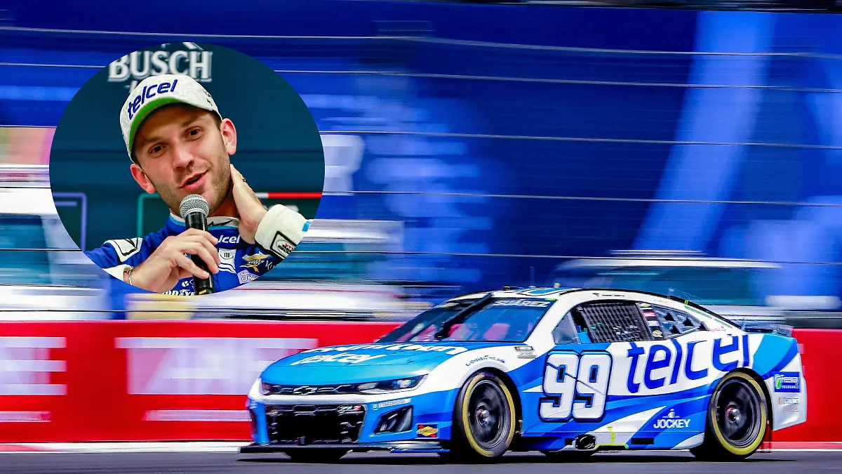 Daniel Suárez enfrenta un gran reto tendrá que correr la NASCAR Cup Series y Xfinity Series el mismo día   FOTO LUIS GARDUÑO