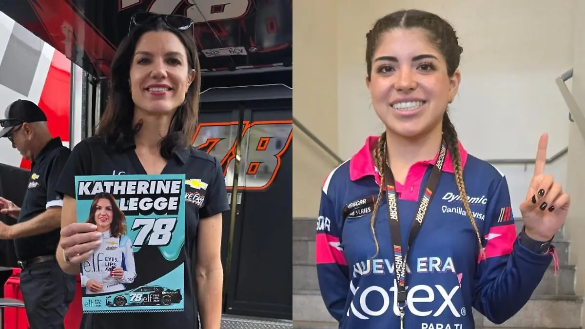 Katherine Legge y Regina Sirvent son los únicas dos mujeres en la NASCAR MÉXICO FOTGUILLERMO ABOGADO