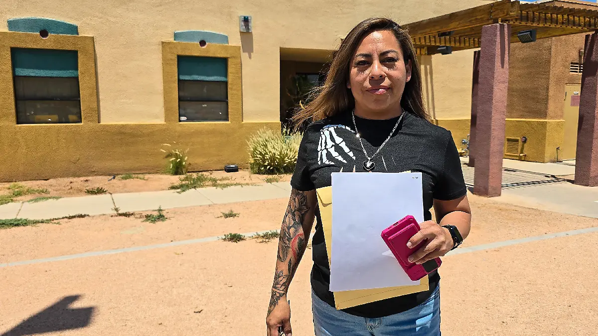 Aidée, es una migrante que vive en el estado de Nevada. FOTOS: OSWALDO FIGUEROA