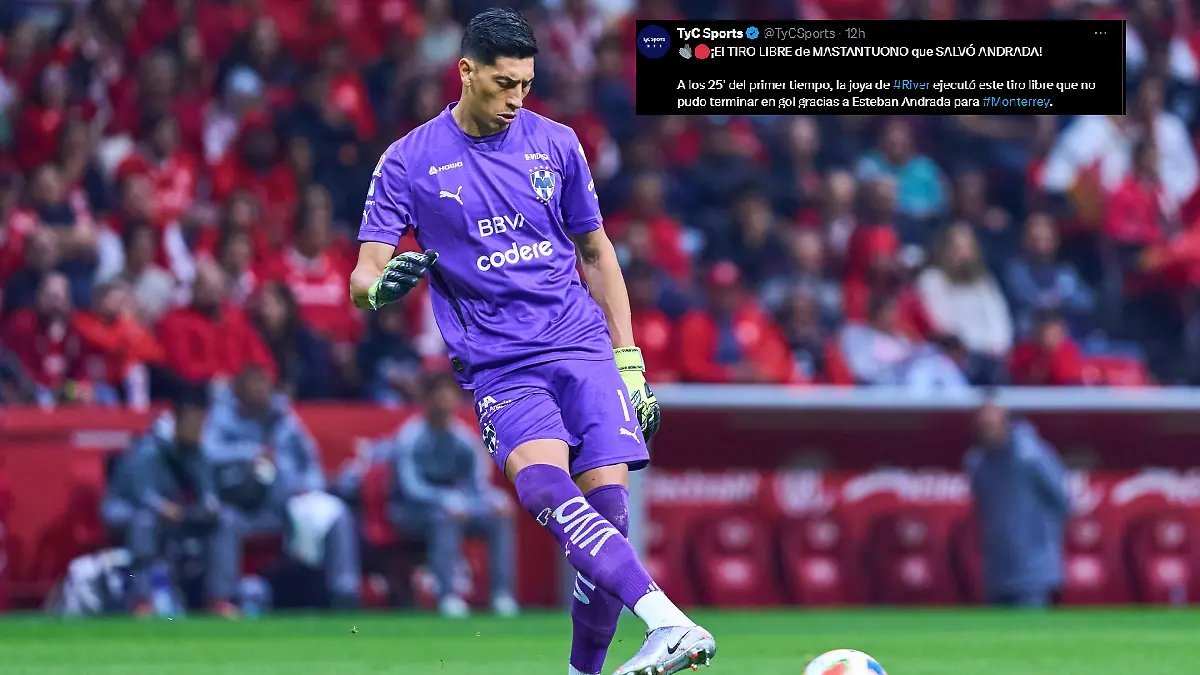 La prensa argentina destacó el trabajo del portero de Monterrey, Esteban Andrada en el Mundial de Clubes. Foto: Mexsport