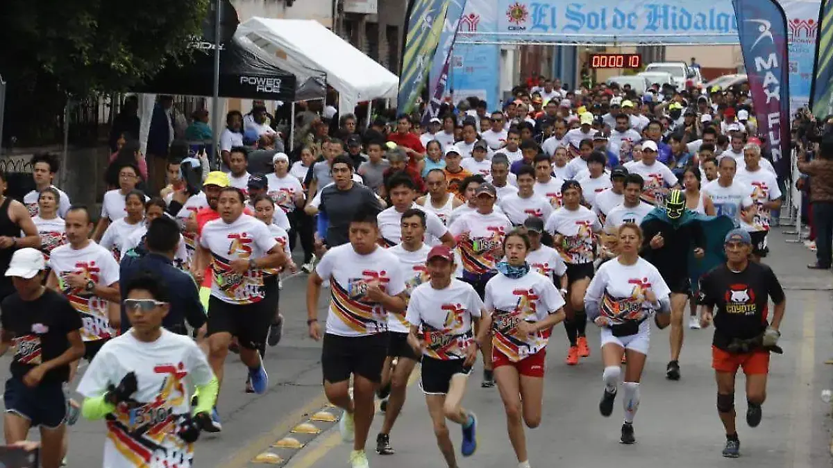 Carrera El Sol de Hidalgo celebra su 76 aniversario FOTO EL SOL DE HIDALGO