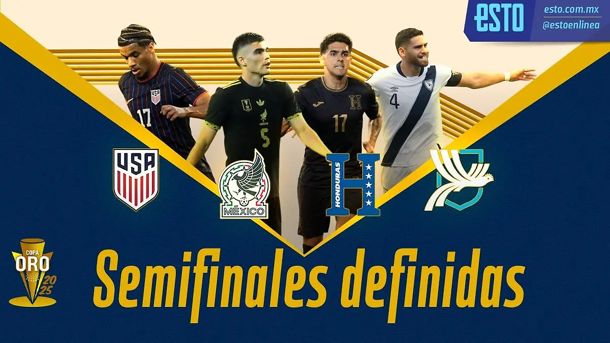 Las semifinales de la Copa Oro están definidas / Arte: Abril Hernández