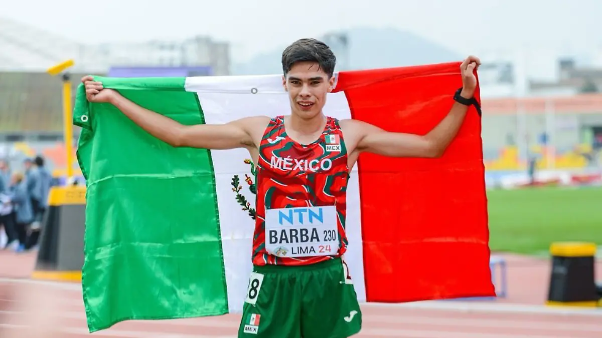 Emiliano Barba, marchista mexicano, sueña con ser medallista olímpico   FOTO CORTESÍA CONADE