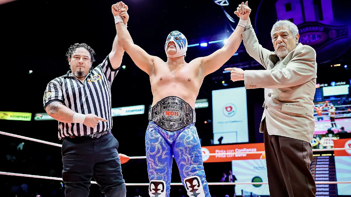 Atlantis Jr reconoció a Kyle Fletcher y podría darle una revancha / Foto: @CMLL OFICIAL
