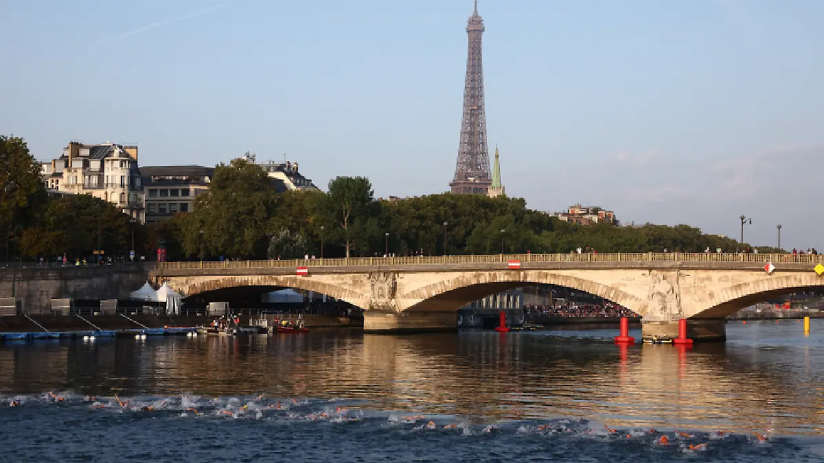 El Rio Sena será la locación de distintas pruebas en Paris 2024 / Foto: Reuters