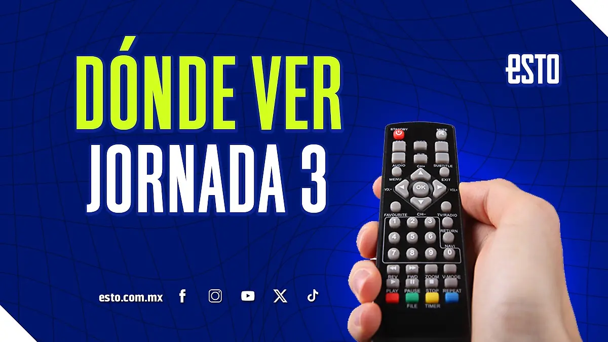 DÓNDE VER LA JORNADA 3 DE LA LIGA MX