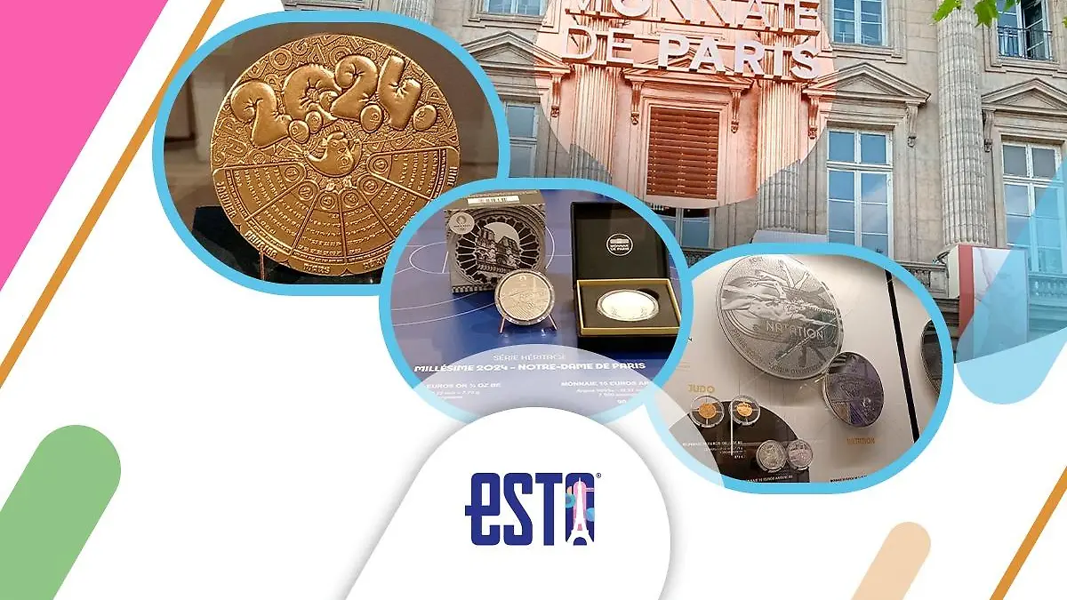 La casa de moneda de París tiene a la venta piezas de los Juegos Olímpicos