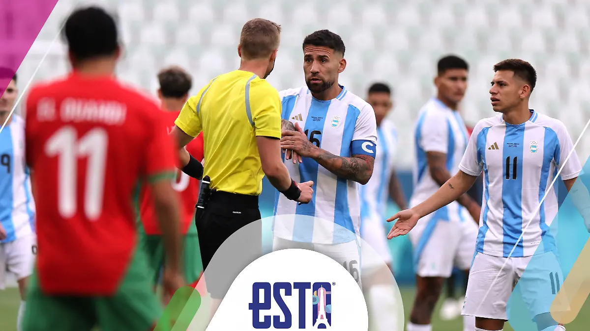 El juego de Argentina y Marruecos quedó suspendido durante casi una hora / Foto: Reuters