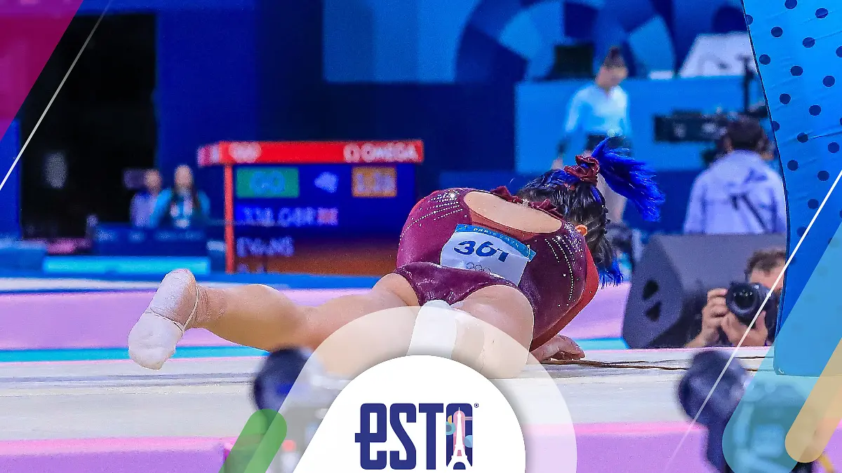 Alexa Moreno tuvo una espantosa caída en París 2024