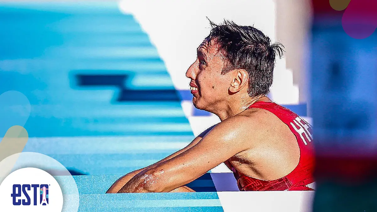 Emiliano Hernández rompió en llanto al no entrar al podio de París 2024. FOTO: LUIS GARDUÑO