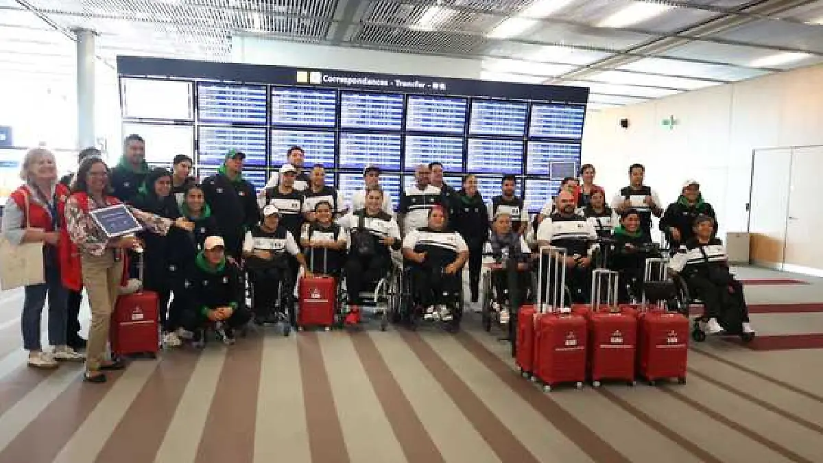 Parte de la selección mexicana que participará en los Juegos Paralímpicos de París 2024