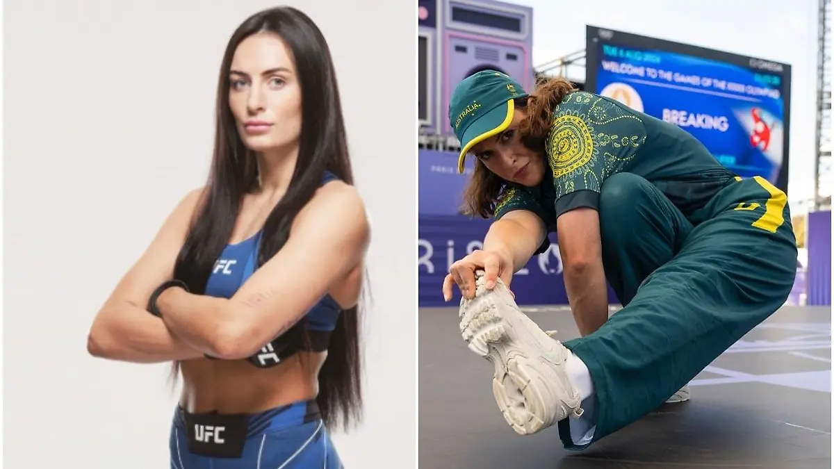 Casey O'Neill imitó a Rachael Gunn en UFC   Foto  Especial