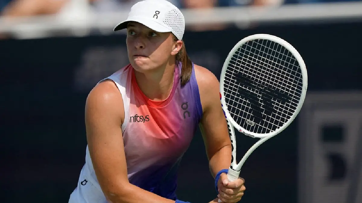 Iga Swiatek buscará el pase a la final de Cincinnati / Foto: AFP