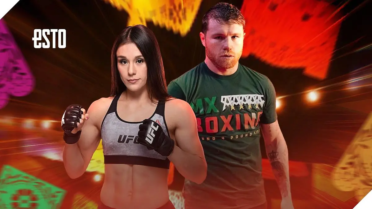 Alexa Grasso y Saúl Álvarez protagonizan la noche mexicana en Las Vegas