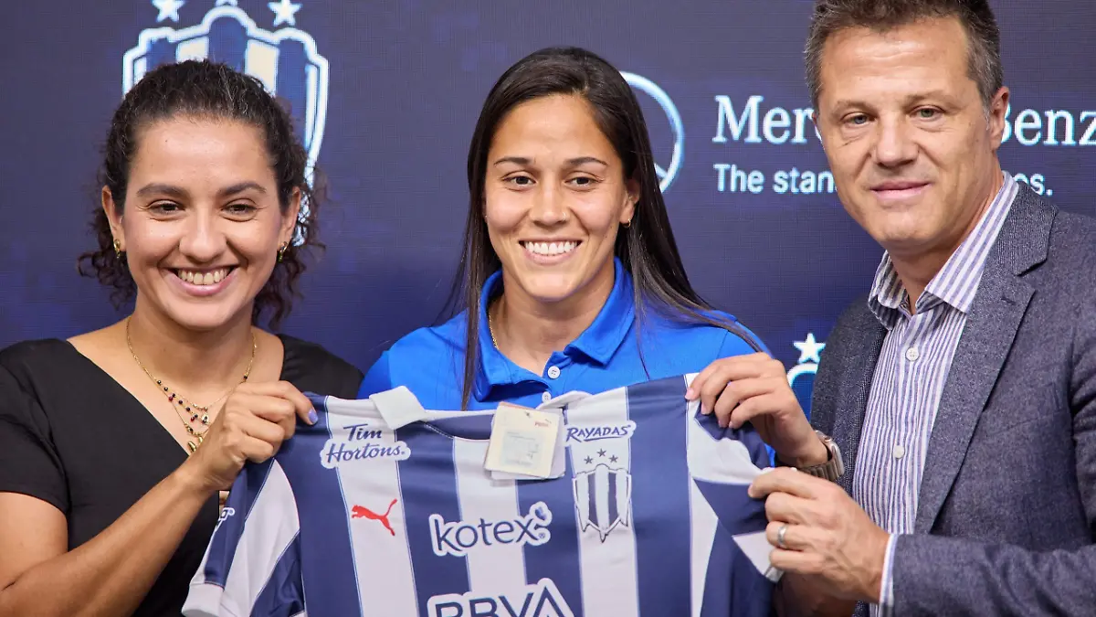 Liga MX Femenil Apertura 2024 Presentacion Marcela Restrepo Nueva Refuerzo del Equipo Monterrey