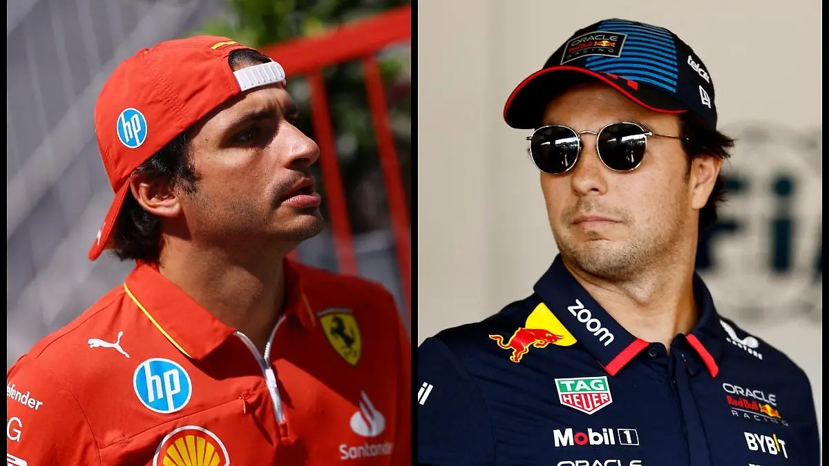 Checo Pérez perdió la posibilidad de podio tras el choque ante Carlos Sainz