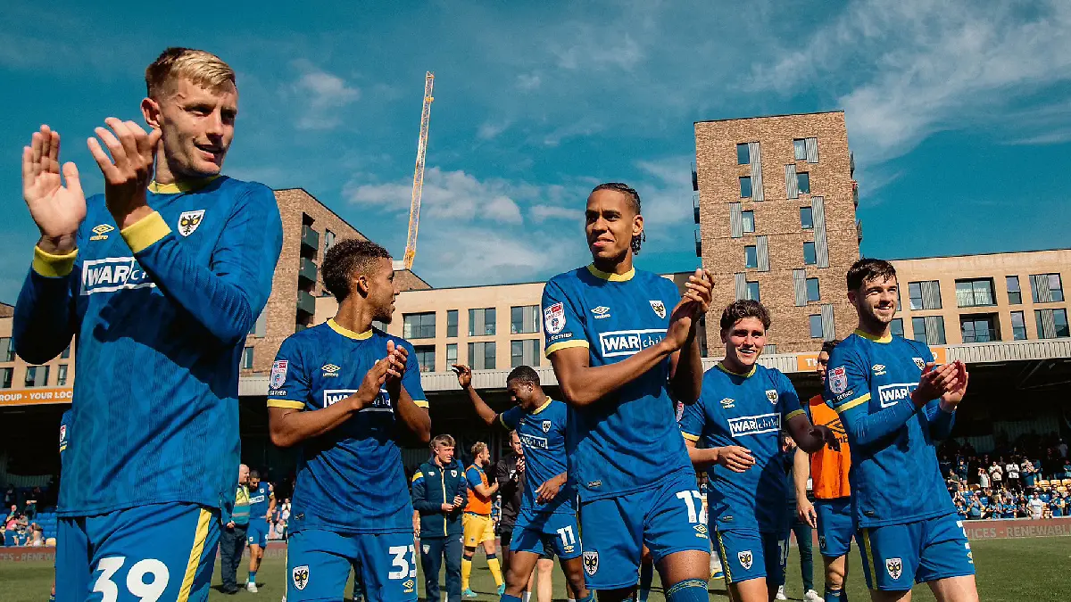 El AFC Wimbledon fue fundado por aficionados del barrio / Foto: @AFCWimbledon