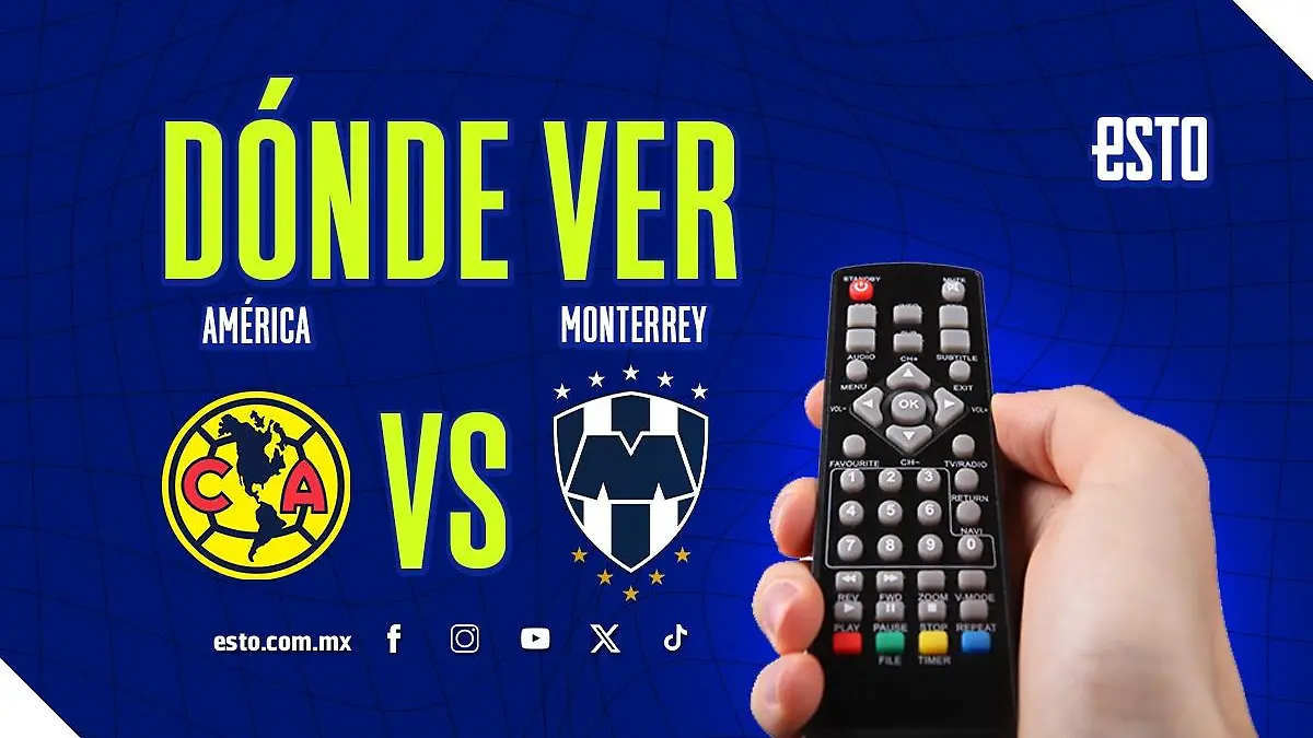 América se enfrenta a Monterrey en la CDMX. FOTO: Especial
