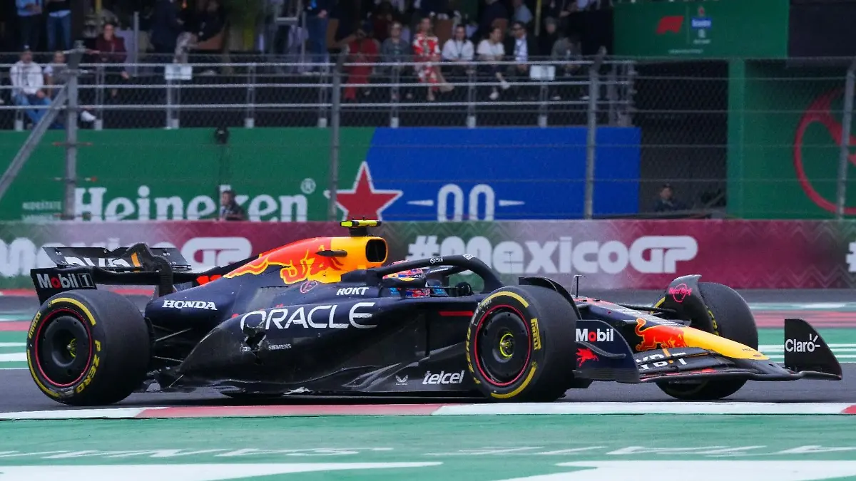 Checo Perez choque GP Mexico 2024