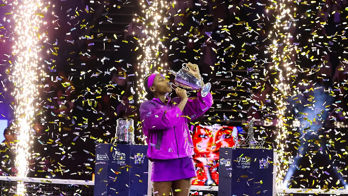 La estadounidense Coco Gauff se coronó en el WTA