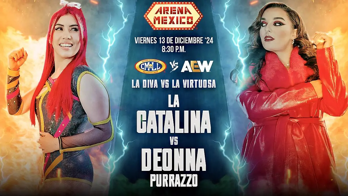 La catalina se medirá con Deonna Purazzo. FOTO: @CMLL OFICIAL