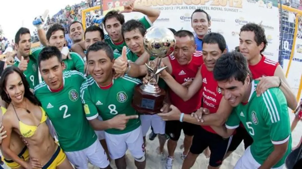 Mexico futbol playa campeon