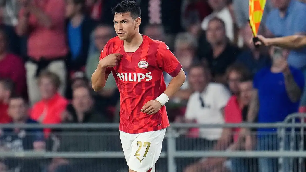 Hirving Lozano se despide el PSV y del Europa. Foto: @Chucky Lozano