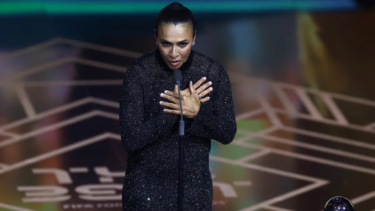 Marta fue homenajeada en los premiso The Best