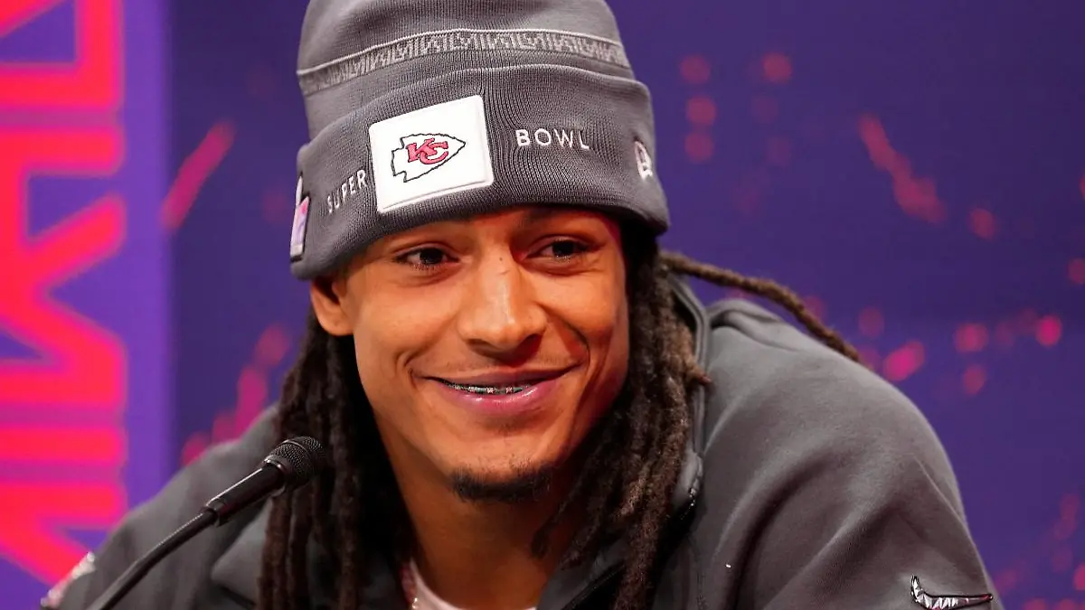 Isiah Pacheco buscará ayudar a los Chiefs a levamtar el trofeo. FOTO: AFP