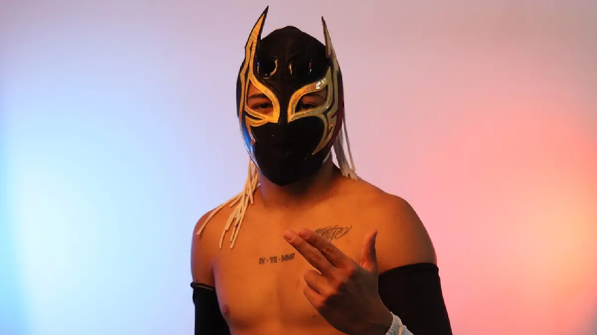 Golden Power es uno de los luchadores que busca trascender en el deporte mexicano / Foto: Oswaldo Figueroa
