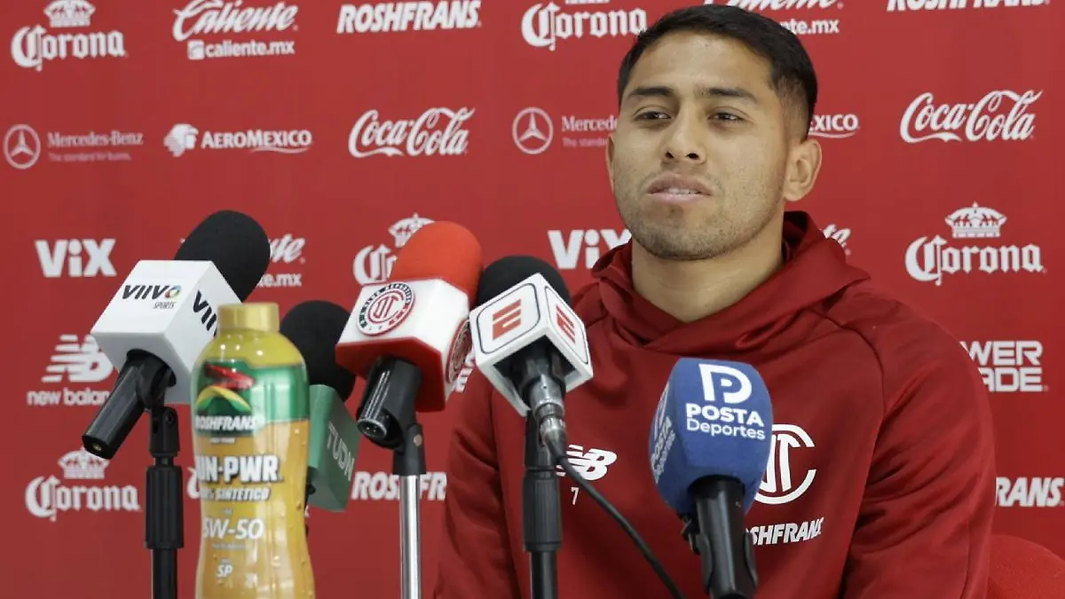Juan Pablo Domínguez quiere sorprender a Tigres. FOTO: @TolucaFC