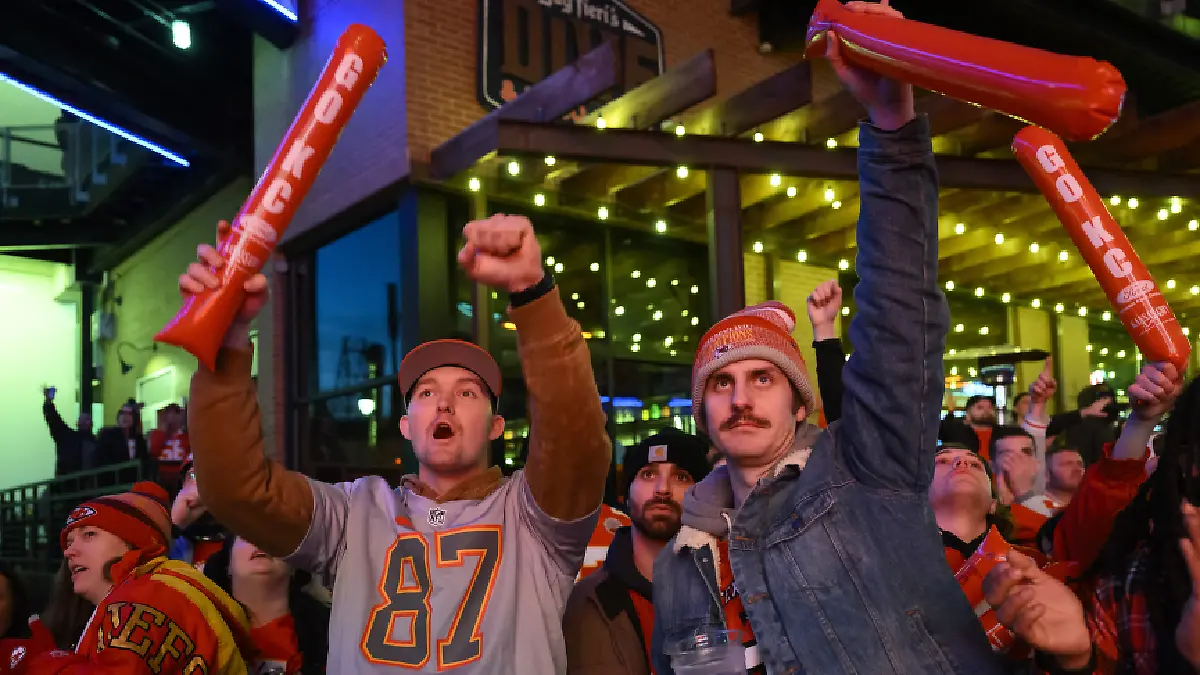 Las Vegas, la ciudad que albergo el Super Bowl LVIII. Foto: AFP