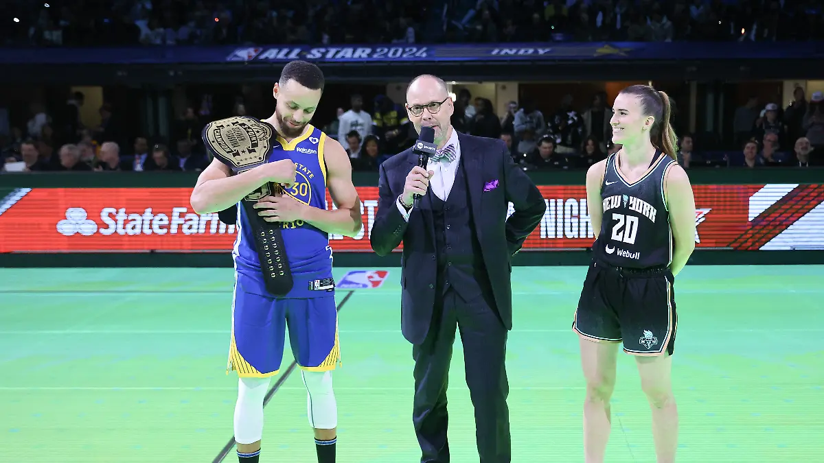 Stephen Curry venció en el concurso de triple