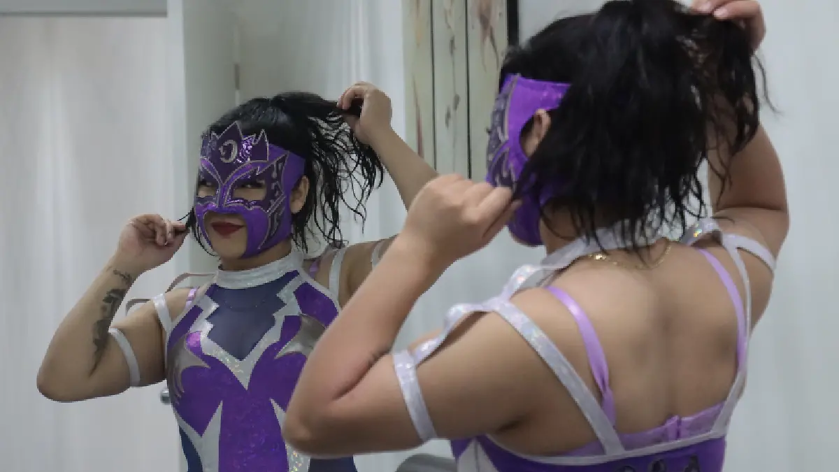 Aeroqueen reconoció que las luchas no eran de su agrado / Foto: Luis Barrera | La Prensa